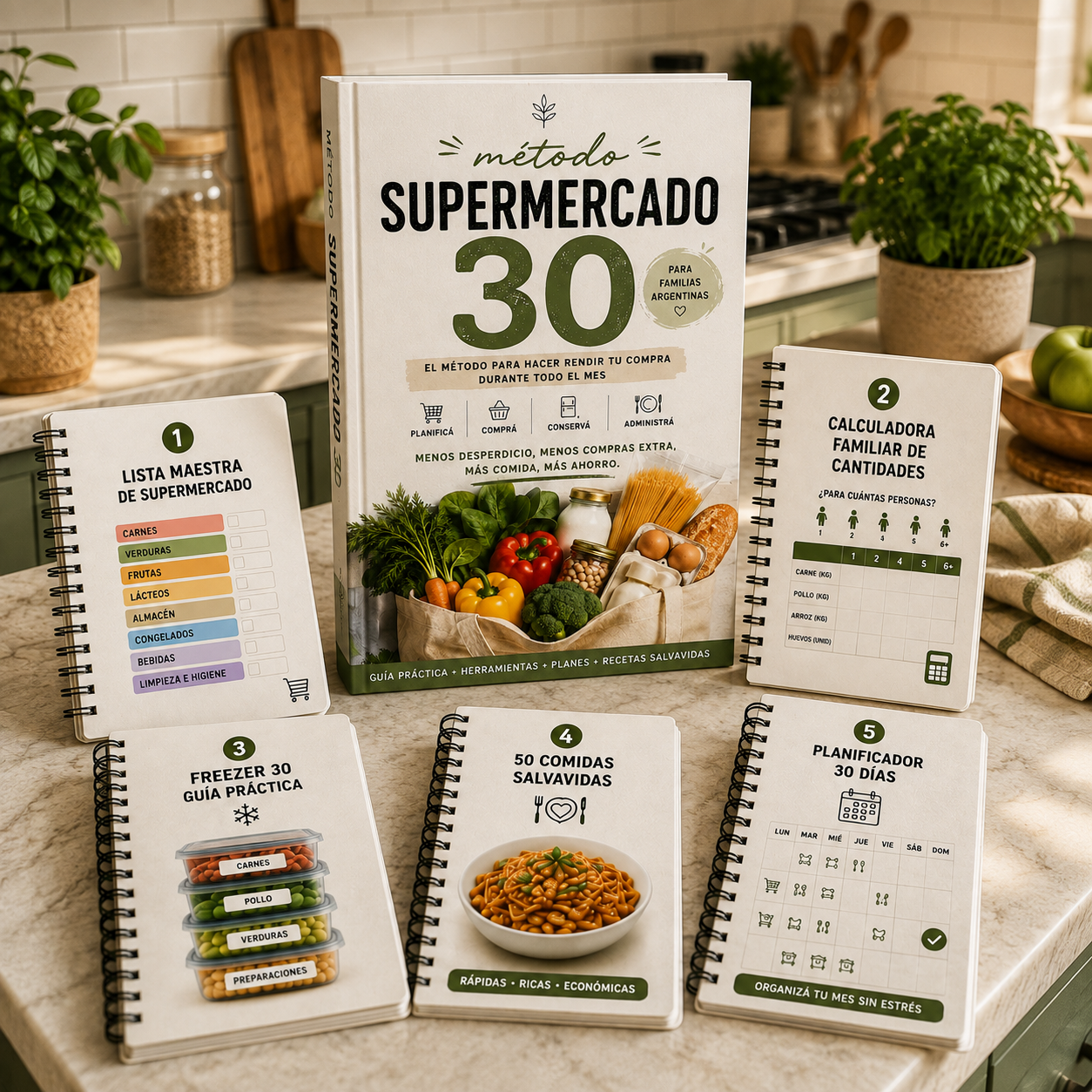 SUPERMERCADO 30 - El método para hacer rendir tu compra durante todo el mes + 5 BONOS
