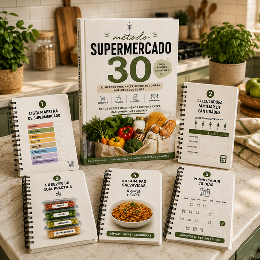 SUPERMERCADO 30 - El método para hacer rendir tu compra durante todo el mes + 5 BONOS
